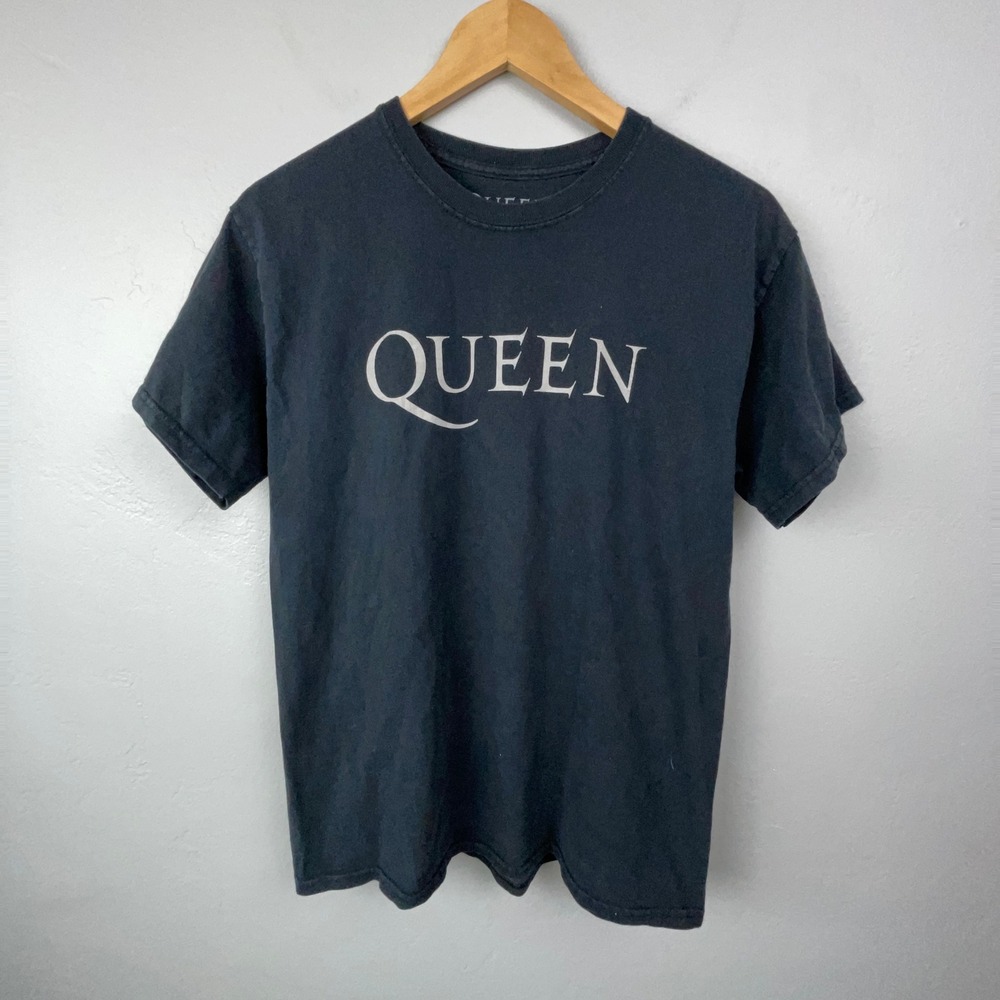 Queen T-Shirt Women Small Black Official Merch Short Sleeve Graphic Tee Official
